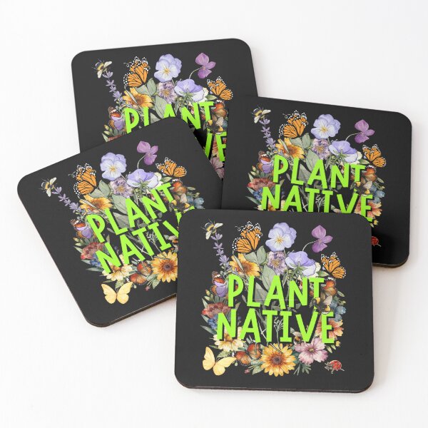 Item preview, Plant Native Pollinator Garden Wreath Colorful Design designed and sold by EarthArtDesigns.