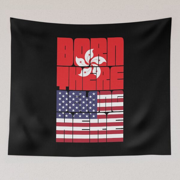 Item preview, Born Hong Kong Belong American designed and sold by FlagX.