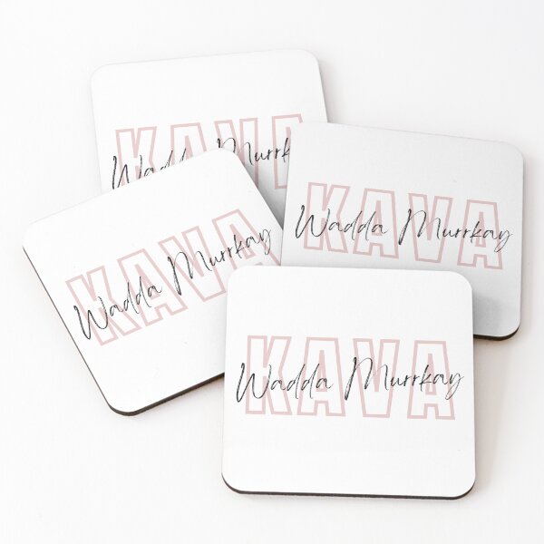 Item preview, Minimalist Pink and Black Waddamurrkay Typography designed and sold by Waddamurrkay.