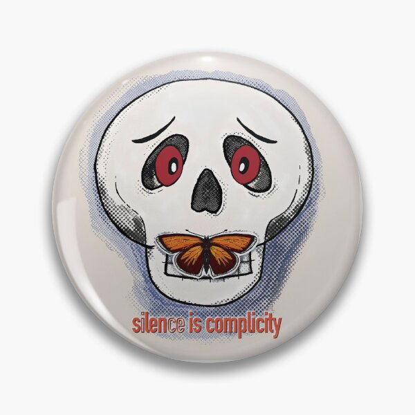 Item preview, Silence is complicity, quote designed and sold by Ilikeiwantilove.