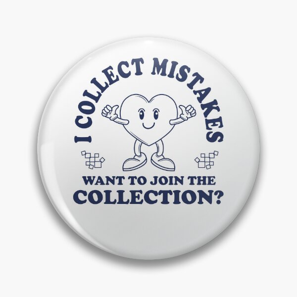 Item preview, Collect Mistakes Retro Vintage Cartoon Heart designed and sold by CreareAT.