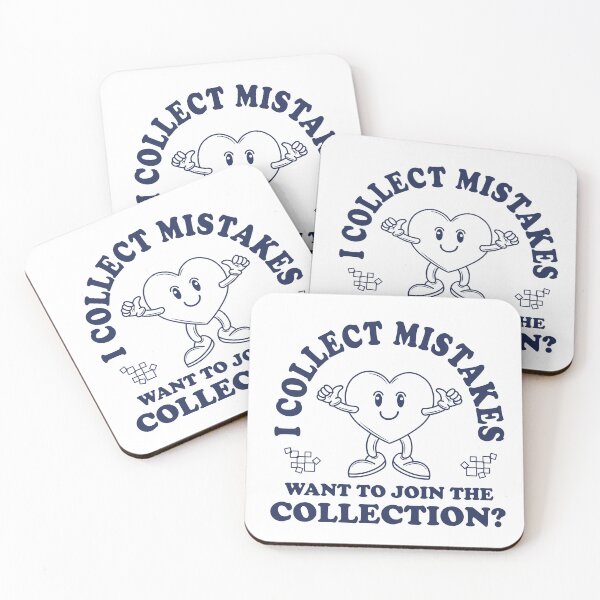 Item preview, Collect Mistakes Retro Vintage Cartoon Heart designed and sold by CreareAT.