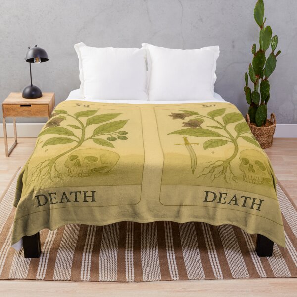 Item preview, Death + Belladonna — Botanical Arcana Tarot Art designed and sold by LuxuryApparels.