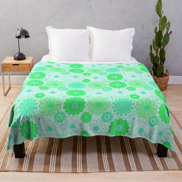 Item preview, Minty Mod Blossoms designed and sold by Dawne's Designs.