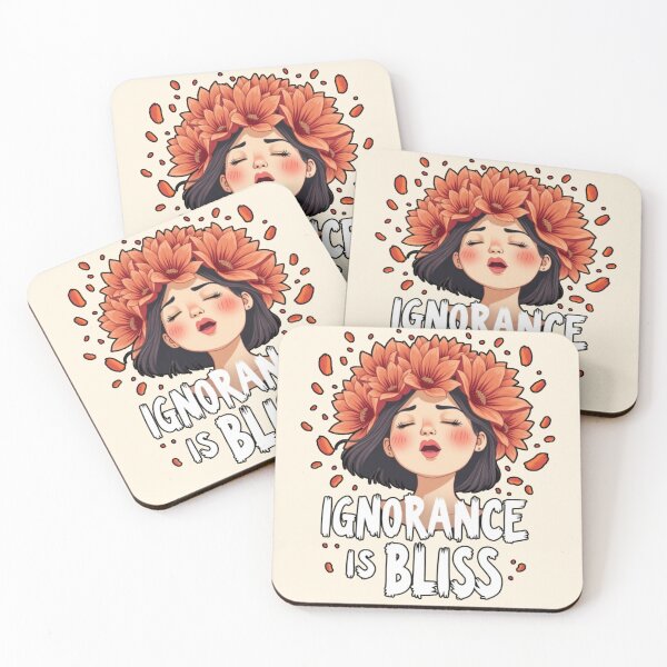 Item preview, Ignorance is Bliss Floral Crown Illustration designed and sold by PriyaMagic.