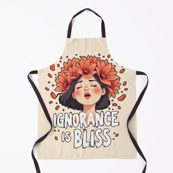 Item preview, Ignorance is Bliss Floral Crown Illustration designed and sold by PriyaMagic.