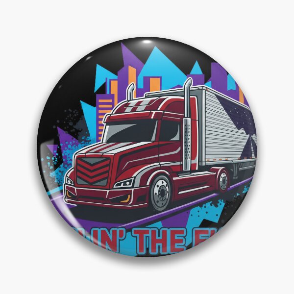Item preview, Haulin' The Future - Red Edition Cyber Trucker designed and sold by BounoWorld.