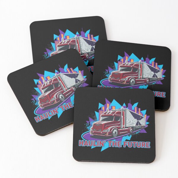 Item preview, Haulin' The Future - Red Edition Cyber Trucker designed and sold by BounoWorld.
