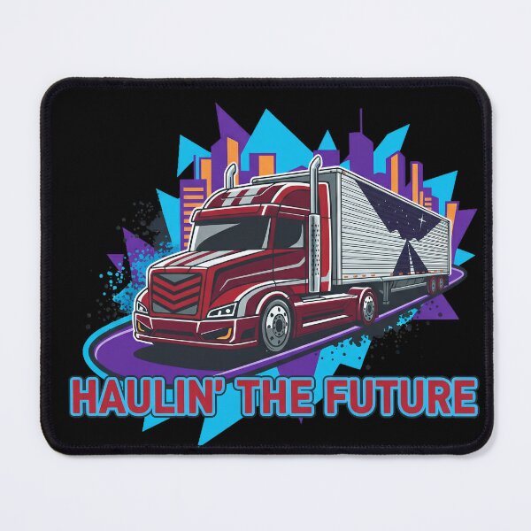 Item preview, Haulin' The Future - Red Edition Cyber Trucker designed and sold by BounoWorld.