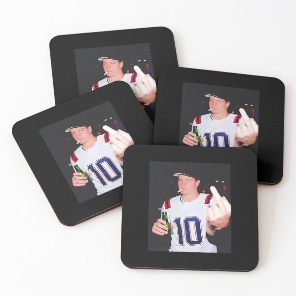 Item preview, Drake Maye Flipping The Bird Drinking  designed and sold by STEVENPROFF.