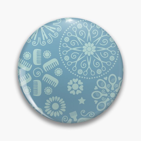 Item preview, Hair Dressing Circles teal designed and sold by Cressidacarr.