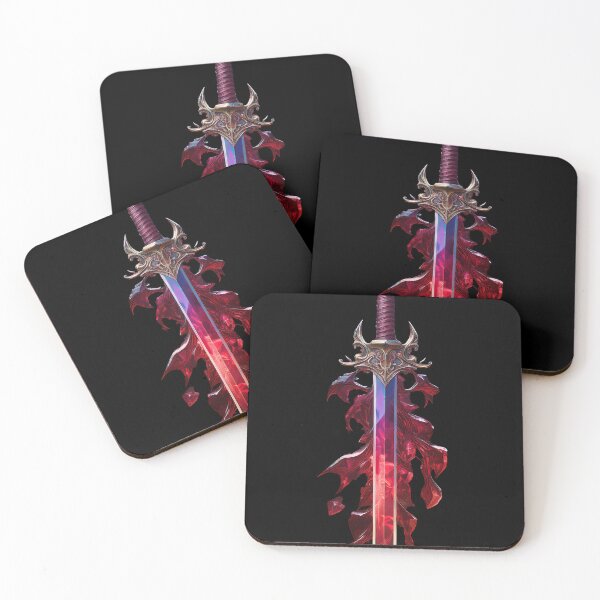 Item preview, Crimson Demon Sword designed and sold by Black Ink Visions.