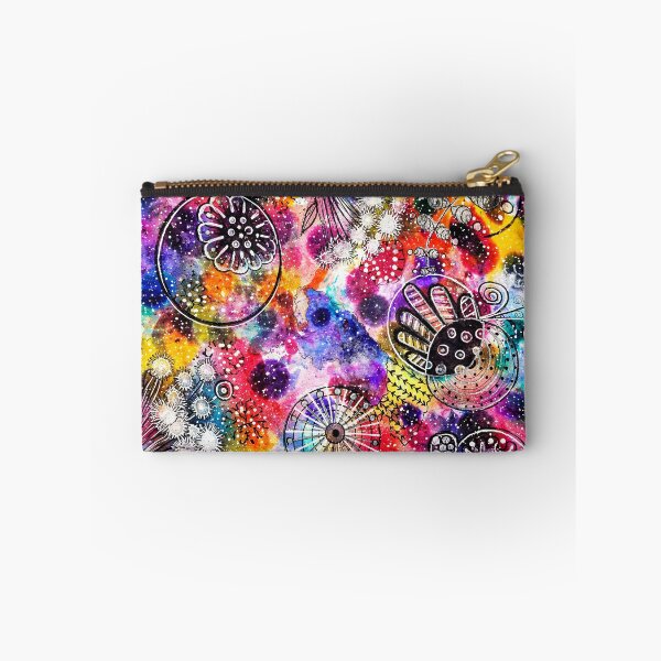 Item preview, Vibrant Abstract Floral Zentangle Dreamscape designed and sold by Duckey8.