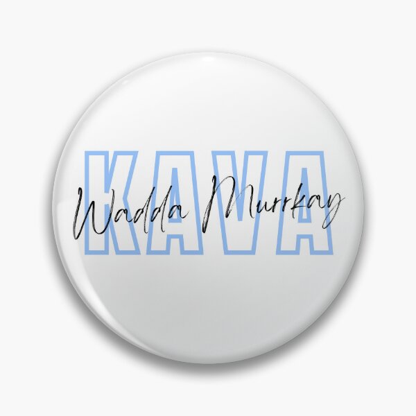 Item preview, Minimalist Blue and White Waddamurrkay Typography designed and sold by Waddamurrkay.