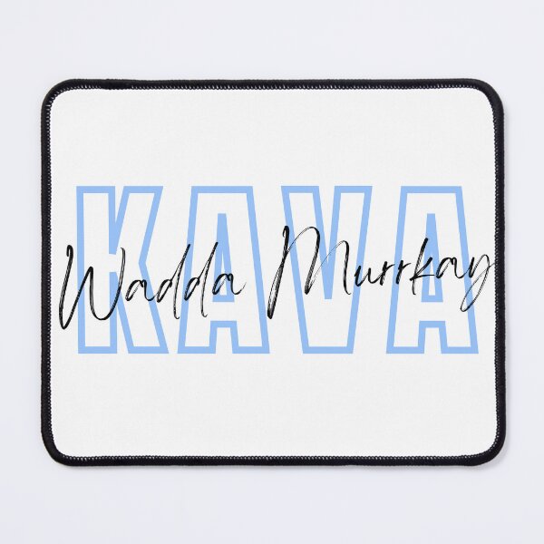 Item preview, Minimalist Blue and White Waddamurrkay Typography designed and sold by Waddamurrkay.