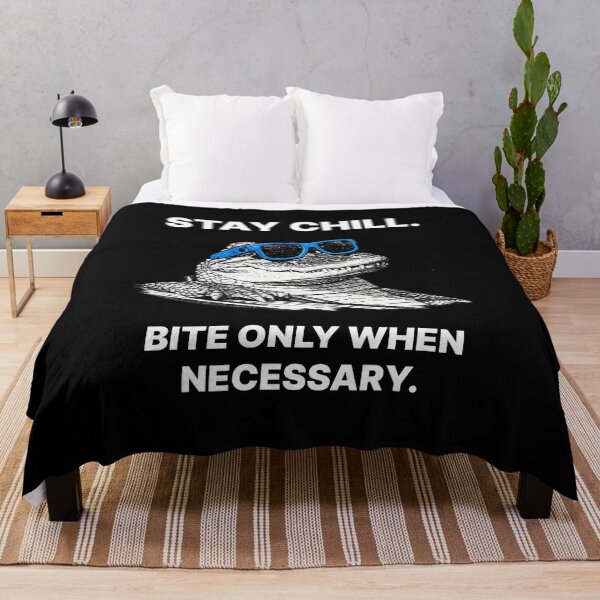 Item preview, Stay Cool Stay Chilled Alligator Meme designed and sold by CreareAT.