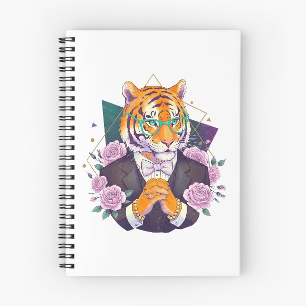 Item preview, Dapper Tiger in Suit with Roses   designed and sold by TeeARTHY.