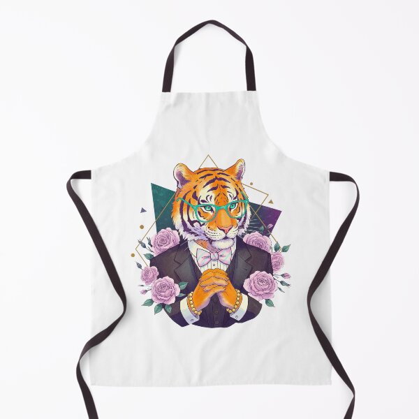 Item preview, Dapper Tiger in Suit with Roses designed and sold by TeeARTHY.