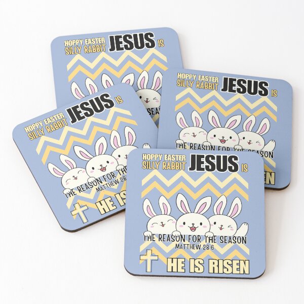 Item preview, Silly Rabbit, Jesus Is The Reason For The Season, He Is Risen, Hoppy Easter Bunny, Yellow designed and sold by Forevermore.