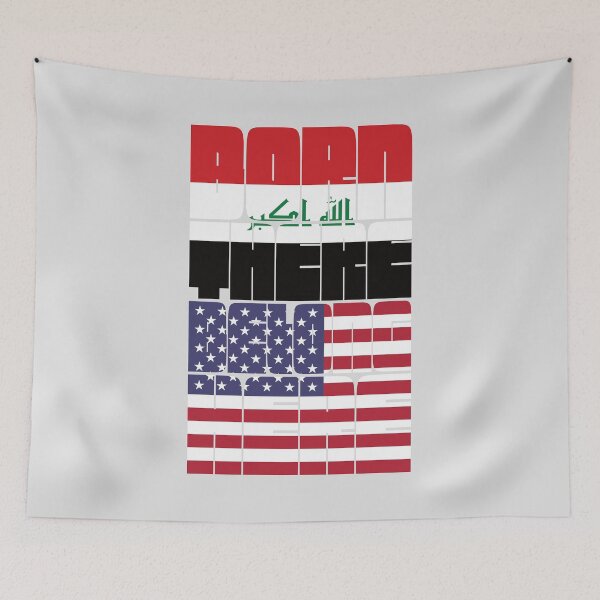 Item preview, Born Iraq Belong American designed and sold by FlagX.
