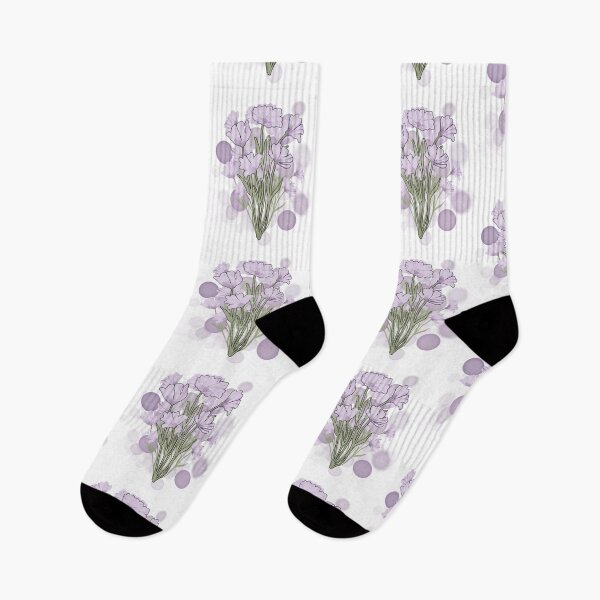 Item preview, Delicate Purple Flowers - Beautiful Illustration designed and sold by iamKRUK.