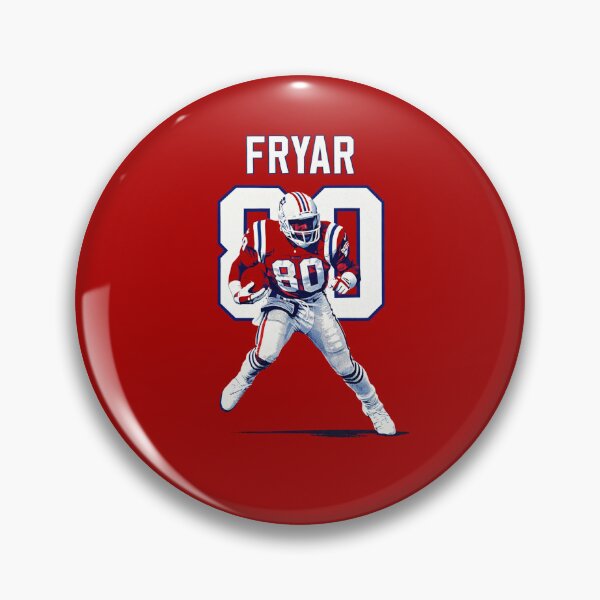 Item preview, Irving Fryar New England #80 Football Art designed and sold by TheArtOfCar.