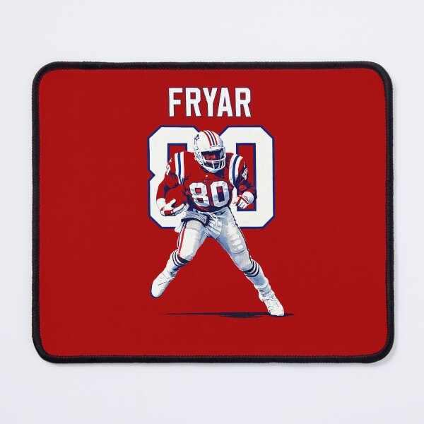 Item preview, Irving Fryar New England #80 Football Art designed and sold by TheArtOfCar.