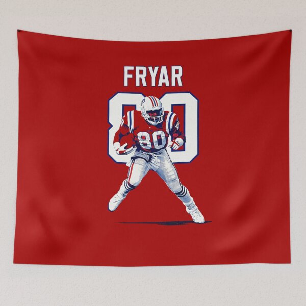 Item preview, Irving Fryar New England #80 Football Art designed and sold by TheArtOfCar.