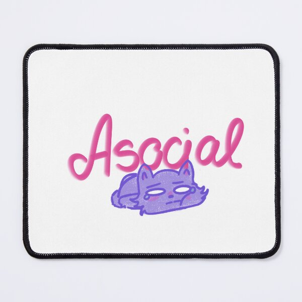 Item preview, Asocial sticker designed and sold by diankadino.