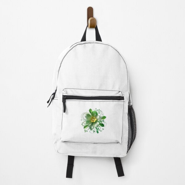 Item preview, delicate green & gold flower designed and sold by My Pitbull Place.
