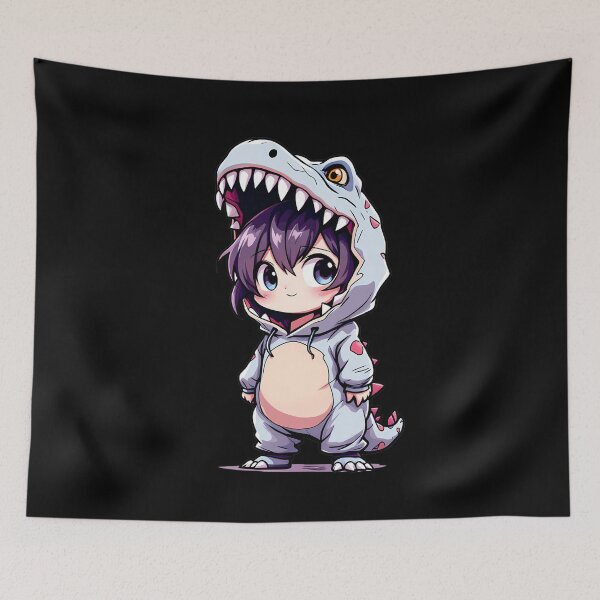Item preview, Cute Dinosaur Hoodie Kid designed and sold by roxysnextgenart.