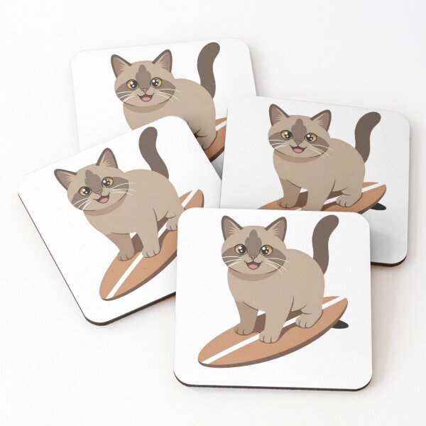 Item preview, Pretty cat on its board designed and sold by UrbanView.