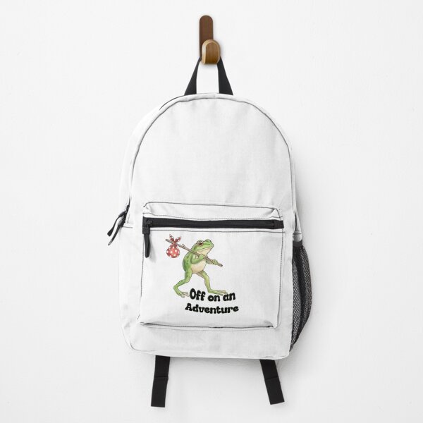 Item preview, Frog off on an adventure designed and sold by The Curious Cow.