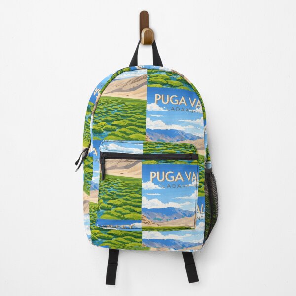 Item preview, Puga Valley in Ladakh, India, Vintage Art Travel Landscape designed and sold by MaateoDesign.