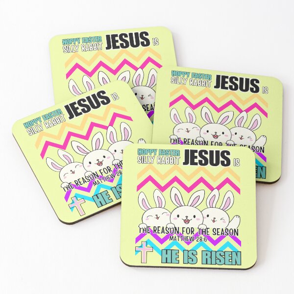 Item preview, Silly Rabbit, Jesus Is The Reason For The Season, He Is Risen, Hoppy Easter Bunny, Bright Colors designed and sold by Forevermore.