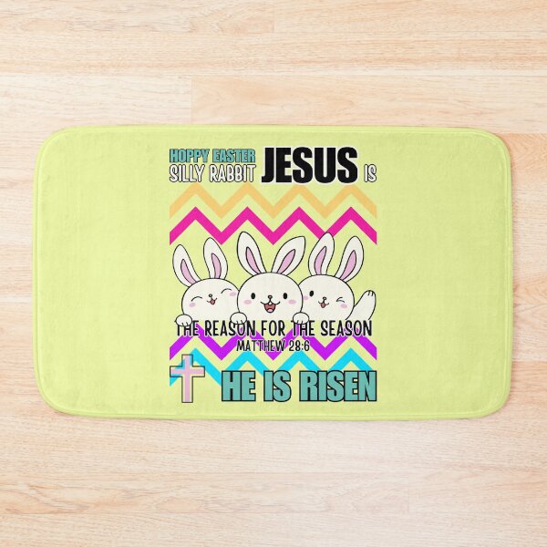 Item preview, Silly Rabbit, Jesus Is The Reason For The Season, He Is Risen, Hoppy Easter Bunny, Bright Colors designed and sold by Forevermore.