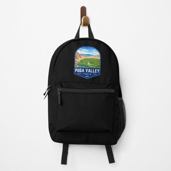 Item preview, Puga Valley in Ladakh, India, Retro Travel Art Emblem designed and sold by MaateoDesign.