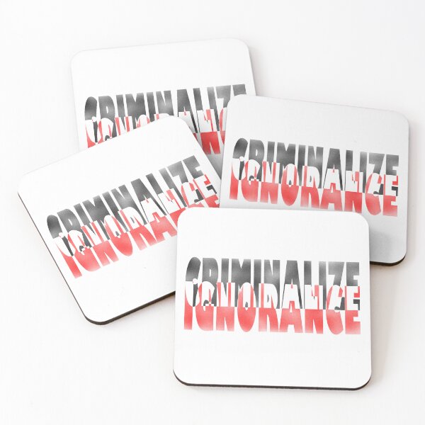 Item preview, Criminalize ignorance designed and sold by BeJahMan.