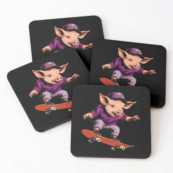 Item preview, Pig Skateboard / Skater Pig designed and sold by Soulskier.