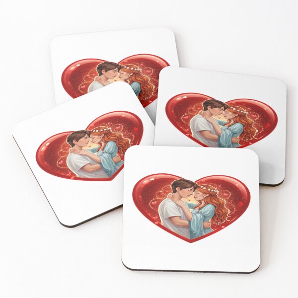 Item preview, Eternal Love Heart - Romantic Valentine's Couple Illustration designed and sold by Droosam.
