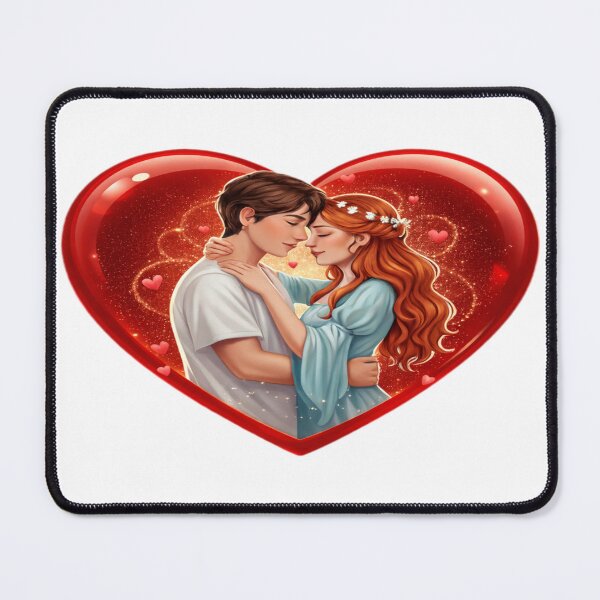 Item preview, Eternal Love Heart - Romantic Valentine's Couple Illustration designed and sold by Droosam.