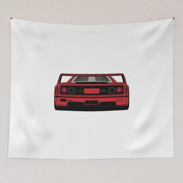 Item preview, ferrarif40 red back designed and sold by carcoseco.