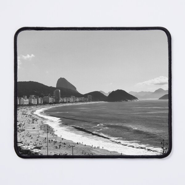 Item preview, Copacabana Beach, Rio de Janeiro, Black & White Photograph designed and sold by carryonmags.