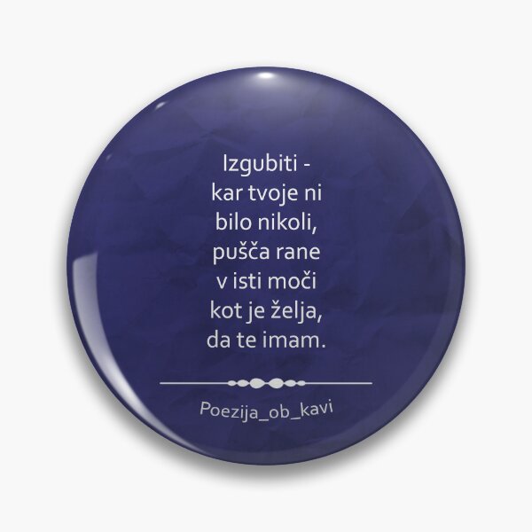 Item preview, Slovenian Language Instagram Poetry Short Poem by Poezija ob kavi designed and sold by Lori-La-Vin.
