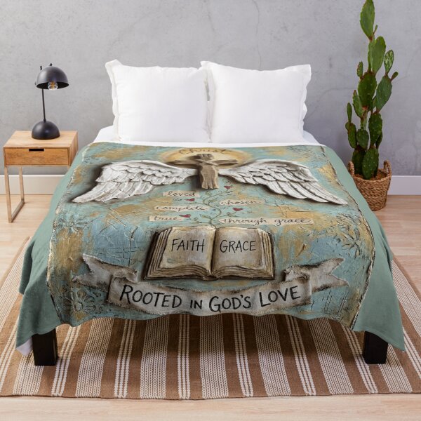 Item preview, Rooted in God's Love Bible, Cross, Christ designed and sold by No1Equestrian.