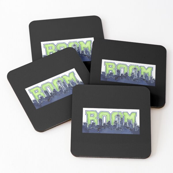 Item preview, Seattle Skyline 12Th Man Legion Of Boom Painting designed and sold by vinistudio.