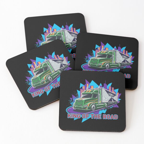 Item preview, King of the Road - Modern Green Trucker Aesthetic designed and sold by BounoWorld.