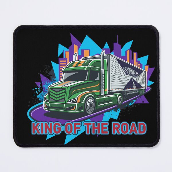 Item preview, King of the Road - Modern Green Trucker Aesthetic designed and sold by BounoWorld.
