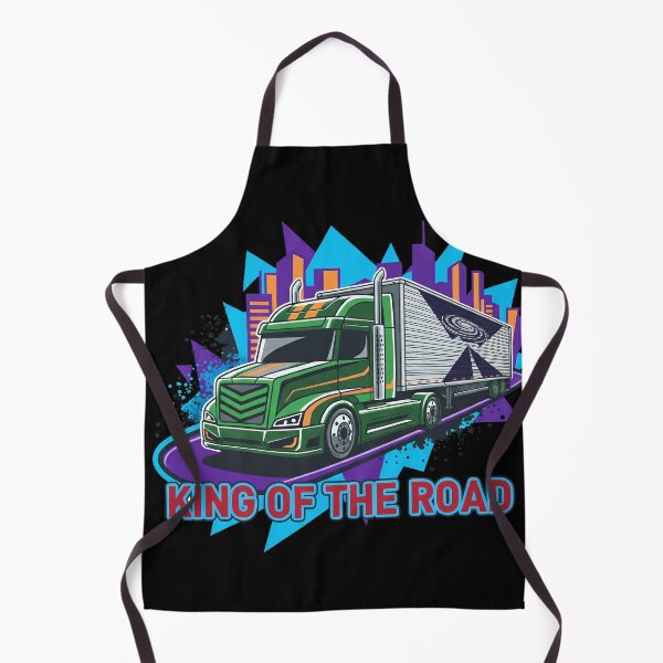 Item preview, King of the Road - Modern Green Trucker Aesthetic designed and sold by BounoWorld.
