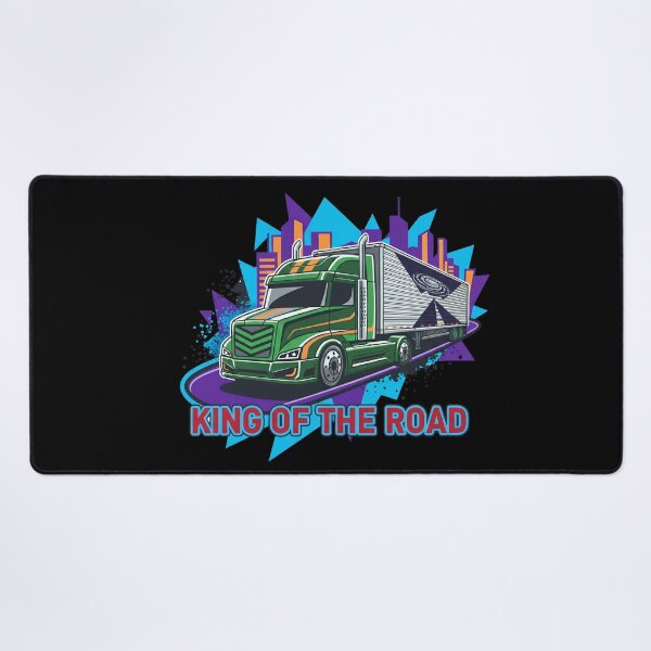 Item preview, King of the Road - Modern Green Trucker Aesthetic designed and sold by BounoWorld.